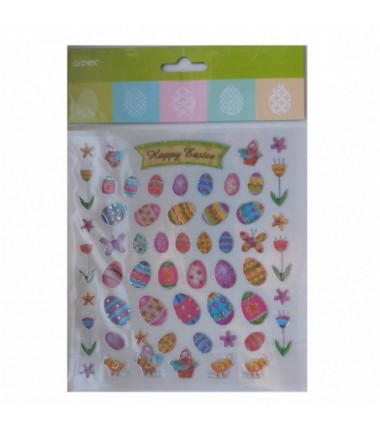 Wielkanocne naklejki - jajeczka