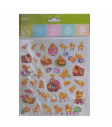 Wielkanocne naklejki - kurczaczki