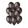 Balony metaliczne Gemar 30 cm - 12" - METALICZNE czarne GM110/65 - 100 sztuk