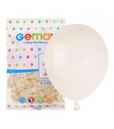 Balony Gemar 13 cm - 5" - pastelowe lniane Linen A50/106  - 100 sztuk