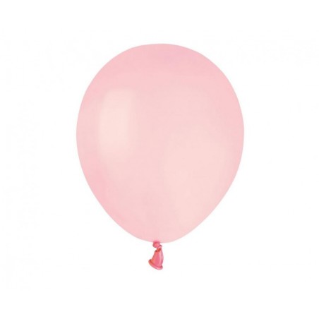 Balony Gemar 13 cm - 5" - pastelowe pudrowe różowe Powder pink A50/107 - 100 sztuk
