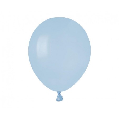 Balony Gemar 13 cm - 5" - pastelowe pudrowe błękitne Powder blue A50/108 - 100 sztuk
