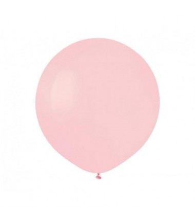 Balony Gemar 48 cm - 19" - pastelowe pudrowe różowe Powder pink G19/107 - 25 sztuk