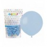 Balony Gemar 48 cm - 19" - pastelowe pudrowe błękitne Powder blue G19/108 - 25 sztuk