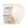 Balony Gemar 30 cm - 12" - pastelowe lniane Linen G110/106 - 100 sztuk