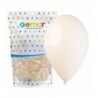 Balony Gemar 33 cm - 13" - pastelowe lniane Linen G120/106 - 50 sztuk