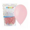 Balony Gemar 33 cm - 13" - pastelowe pudrowe różowe Powder pink G120/107 - 50 sztuk