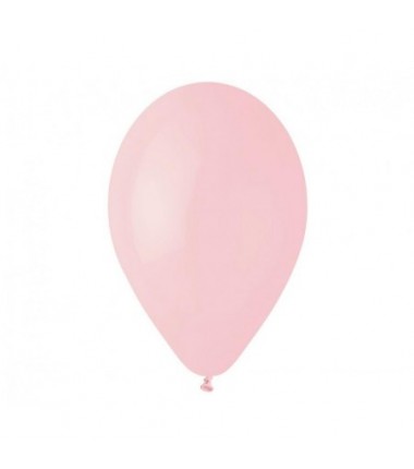 Balony Gemar 33 cm - 13" - pastelowe pudrowe różowe Powder pink G120/107 - 50 sztuk