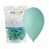Balony Gemar 33 cm - 13" - pastelowe miętowe Tiffany G120/109 - 50 sztuk