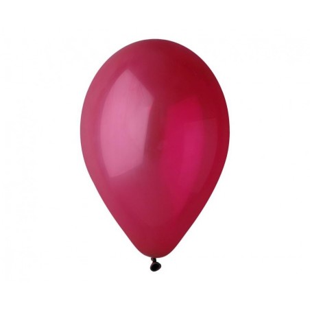 Balony Gemar 33 cm - 13" - pastelowe bordowe Burgundy G120/047 - 50 sztuk
