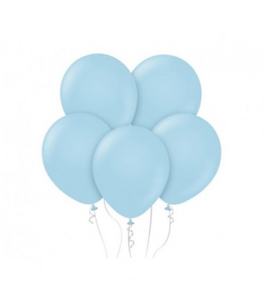 Balony Kalisan 30 cm - 12" - MACARON Blue - niebieskie - 100 sztuk