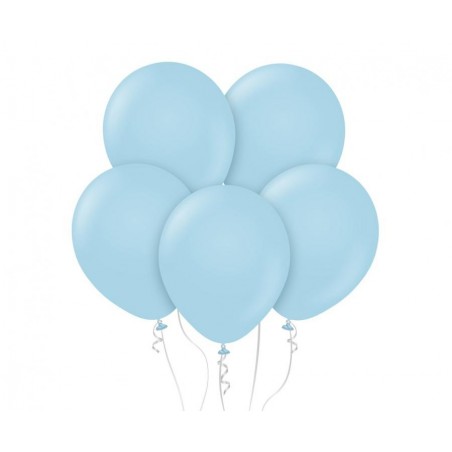 Balony Kalisan 30 cm - 12" - MACARON Blue - niebieskie - 100 sztuk