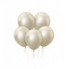 Balony Kalisan 30 cm - 12" - MIRROR White Gold - chromowane białe złoto - 50 sztuk