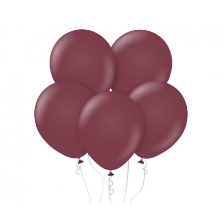 Balony Kalisan 30 cm - 12" - STANDARD Burgundy - bordowe - 100 sztuk