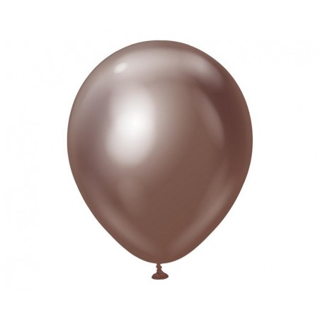 Balony Kalisan 30 cm - 12" - MIRROR Chocolate - czekoladowe - 50 sztuk