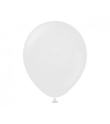 Balony Kalisan 46 cm - 18" - STANDARD White - pastelowe białe - 25 sztuk