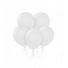 Balony Kalisan 46 cm - 18" - STANDARD White - pastelowe białe - 25 sztuk