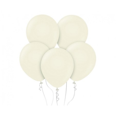 Balony Kalisan 46 cm - 18" - RETRO White Sand - biały piasek, matowe białe - 25 sztuk