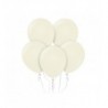 Balony Kalisan 46 cm - 18" - RETRO White Sand - biały piasek, matowe białe - 25 sztuk