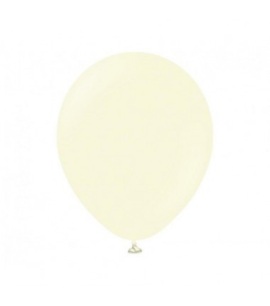 Balony Kalisan 46 cm - 18" - MACARON Pale Yellow - jasnożółte - 25 sztuk