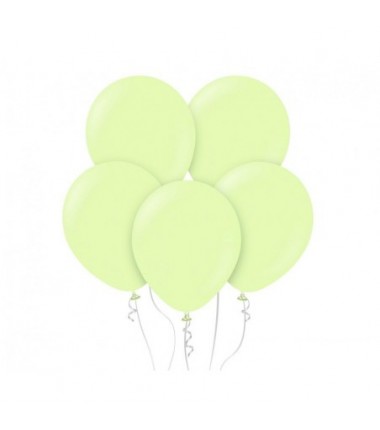 Balony Kalisan 46 cm - 18" - MACARON Pistachio - pistacjowe - 25 sztuk