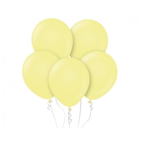 Balony Kalisan 46 cm - 18" - MACARON Yellow - żółte - 25 sztuk
