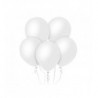 Balony Kalisan 46 cm - 18" - OPAQUE SATIN Snow White - nieprzezroczyste satynowe śnieżnobiałe - 25 sztuk