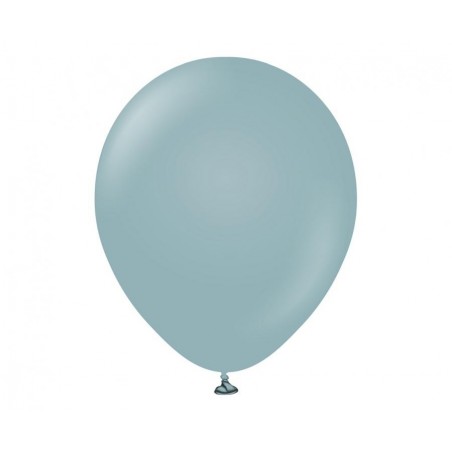 Balony Kalisan 46 cm - 18" - RETRO Storm - matowe niebiesko-szare, burzowe, matowe niebieskie - 25 sztuk