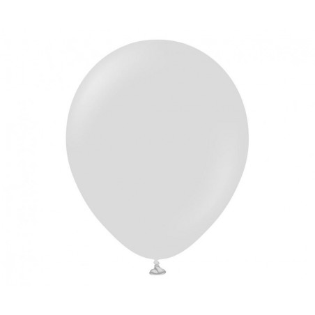 Balony Kalisan 46 cm - 18" - RETRO Smoke - dymne, matowe jasnoszare - 25 sztuk