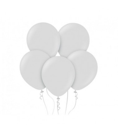 Balony Kalisan 46 cm - 18" - RETRO Smoke - dymne, matowe jasnoszare - 25 sztuk