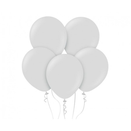 Balony Kalisan 46 cm - 18" - RETRO Smoke - dymne, matowe jasnoszare - 25 sztuk