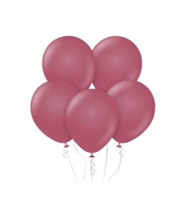 Balony Kalisan 46 cm - 18" - RETRO Wild Berry - dzika jagoda, matowe jeżynowe - 25 sztuk