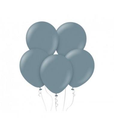 Balony Kalisan 46 cm - 18" - RETRO Denim - dżinsowe, matowe ciemnoszare - 25 sztuk