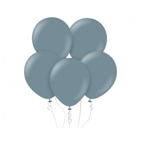 Balony Kalisan 46 cm - 18" - RETRO Denim - dżinsowe, matowe ciemnoszare - 25 sztuk