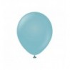 Balony Kalisan 46 cm - 18" - RETRO Blue Glass - niebieskie szkło, matowe niebieskie - 25 sztuk
