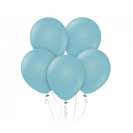 Balony Kalisan 46 cm - 18" - RETRO Blue Glass - niebieskie szkło, matowe niebieskie - 25 sztuk