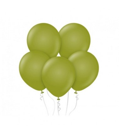 Balony Kalisan 46 cm - 18" - RETRO Olive - matowe oliwkowe - 25 sztuk
