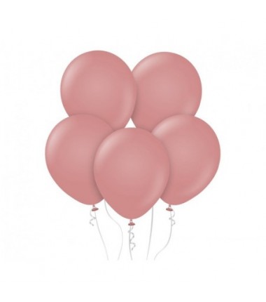 Balony Kalisan 46 cm - 18" - RETRO Rosewood - palisandrowe, matowe różowye - 25 sztuk