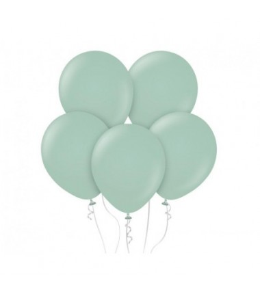 Balony Kalisan 46 cm - 18" - RETRO Winter Green - zimowy zielony, matowe zielone - 25 sztuk