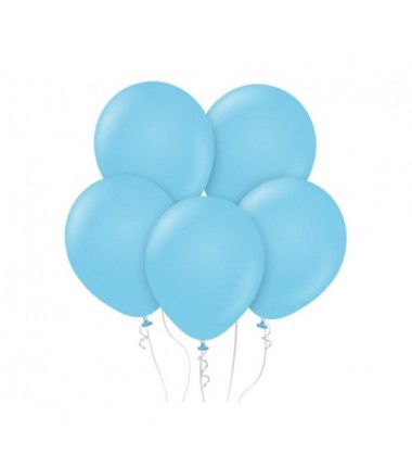 Balony Kalisan 46 cm - 18" - STANDARD Baby Blue - dziecięcy niebieski, pastelowe jasnoniebieskie - 25 sztuk