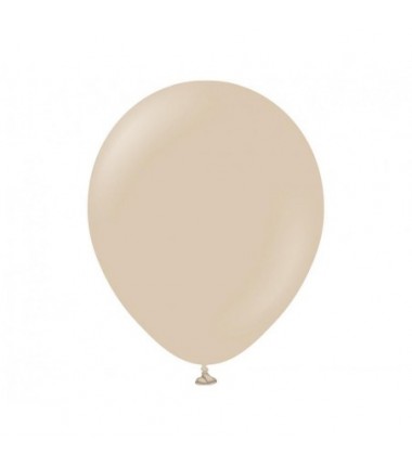 Balony Kalisan 46 cm - 18" - STANDARD Hazelnut - orzech laskowy, pastelowe orzechowe - 25 sztuk