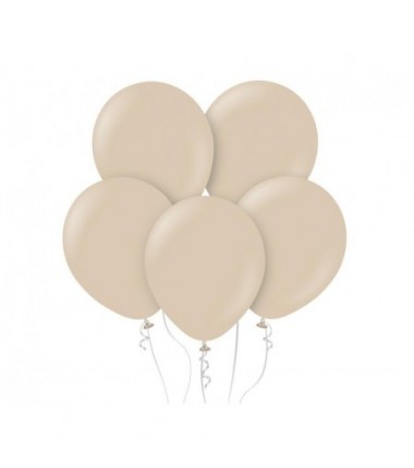 Balony Kalisan 46 cm - 18" - STANDARD Hazelnut - orzech laskowy, pastelowe orzechowe - 25 sztuk