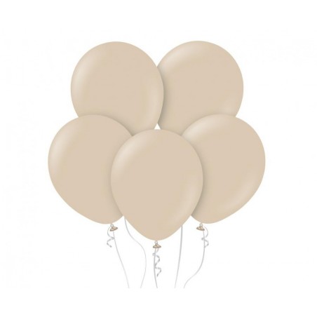 Balony Kalisan 46 cm - 18" - STANDARD Hazelnut - orzech laskowy, pastelowe orzechowe - 25 sztuk