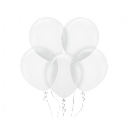 Balony Kalisan 46 cm - 18" - STANDARD Transparent - przezroczyste - 25 sztuk