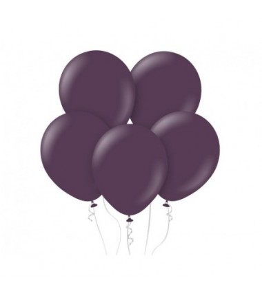 Balony Kalisan 46 cm - 18" - STANDARD Plum - śliwkowe, pastelowe fioletowe - 25 sztuk