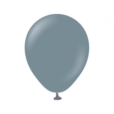 Balony Kalisan 13 cm - 5" - RETRO Denim - dżinsowe, matowe szare - 100 sztuk
