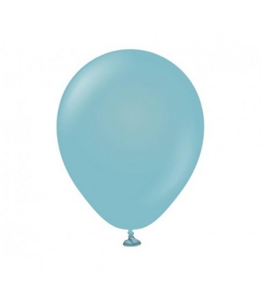 Balony Kalisan 13 cm - 5" - RETRO Blue Glass - niebieskie szkło, matowe niebieskie - 100 sztuk