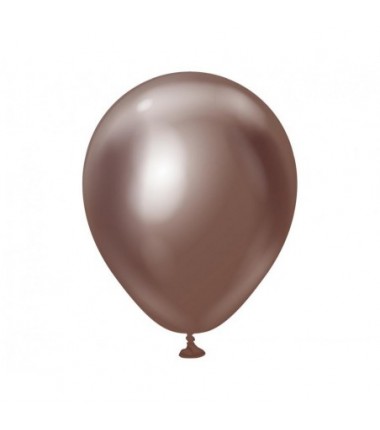 Balony Kalisan 13 cm - 5" - MIRROR Chocolate - chromowane czekoladowe - 100 sztuk