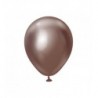 Balony Kalisan 13 cm - 5" - MIRROR Chocolate - chromowane czekoladowe - 100 sztuk