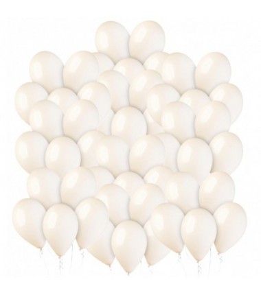 Balony Gemar 30 cm - 12" - pastelowe lniane Linen G110/106 - 50 sztuk